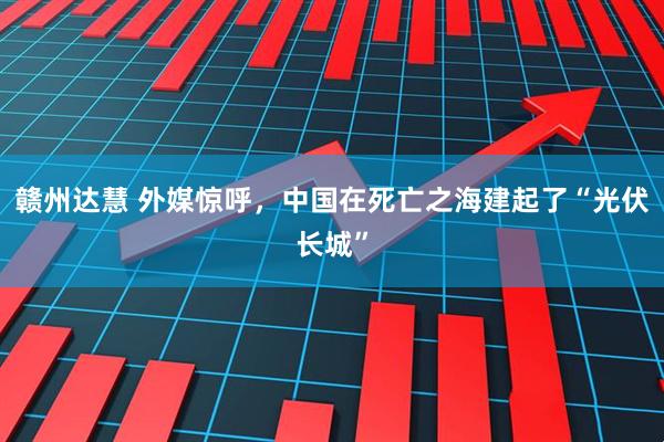 赣州达慧 外媒惊呼，中国在死亡之海建起了“光伏长城”