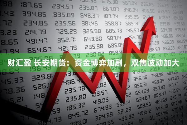 财汇盈 长安期货：资金博弈加剧，双焦波动加大