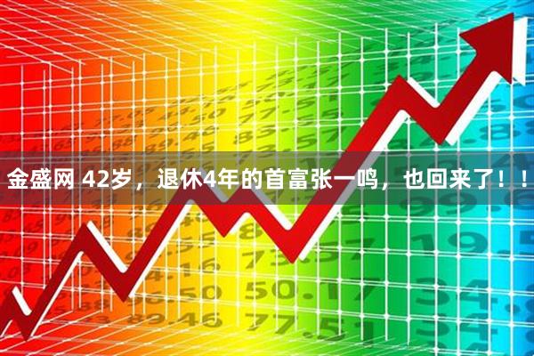 金盛网 42岁，退休4年的首富张一鸣，也回来了！！